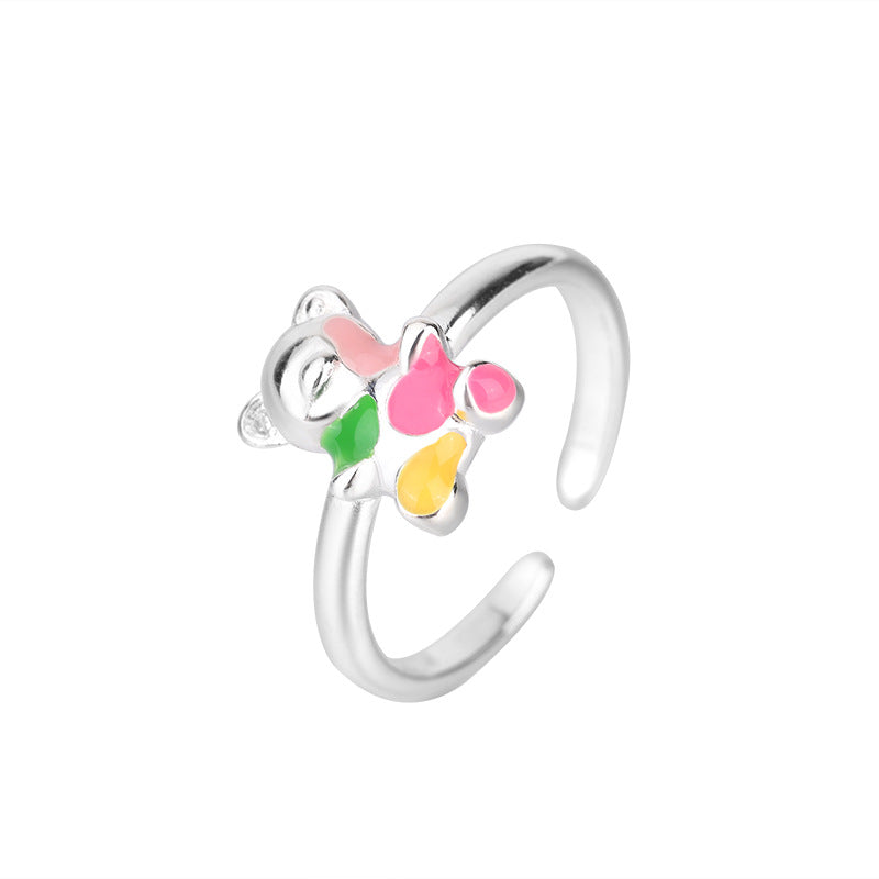 Anillos De Cobre De Oso Colorido De Primavera al por mayor